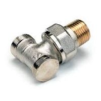 Клапан запорно-регулирующий Broen на обратную подводку DN15 PN10 Kvs 0.2-2.2 Tmax=120oC угловой (2282B4)