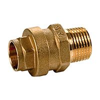 Прямой фитинг GIACOMINI с наружной резьбой 1/2"x12 (RC107X014)