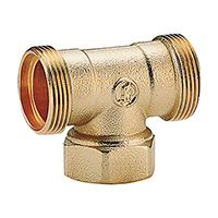 Тройник GIACOMINI для переходников с внутр. резьбой 1"x28 (R569RY028)