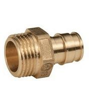 Прямой фитинг с наружной резьбой Giacomini 20x1/2”M для системы GX (GX107Y034)