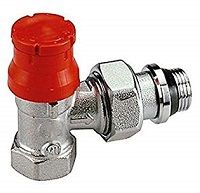 Клапан термостатический угловой 1/2" с преднастройкой GIACOMINI R401PTG (R401PX233)
