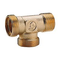Тройник GIACOMINI для переходников с нар. бок. резьбой 1/2" x16 (R570RY015)