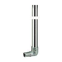 Угольник GIACOMINI 90° с хромированной трубкой 1/2" L.300мм (GZ128X003)