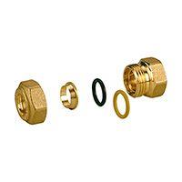 Фитинг прямой GIACOMINI с внутренней резьбой 3/8"x10 (R180FY103)