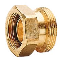 Переходник Giacomini R178R с вн/нар метрической резьбой 18x3/4"E, для медной или пластиковой трубы (R178RY013)