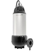 Канализационный насос Grundfos SEV. 80.80.220.2.52H.H.Q.N.51D 25/22 кВт 41A 3x400 В 50 Гц SD для горизонтальной сухой установки со свободно-вихревым колесом (99412198)