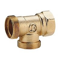 Тройник GIACOMINI для переходников с внутр. бок. резьбой 1/2" x16 (R571RY015)