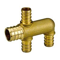 Коллектор GIACOMINI 3х1 выхода3/4"x1/2"x1/2"x1/2" (GZ152Y041)