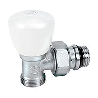 Клапан ручной угловой с нар. резьбой 1/2"x16 GIACOMINI R25TG (R25X033)