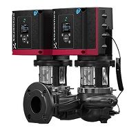 Центробежный ин-лайн насос Grundfos TPED 32-320/2-S A-F-A-BAQE 3X400 В 50 Гц с частотно-регулируемым электродвигателем (99133590)