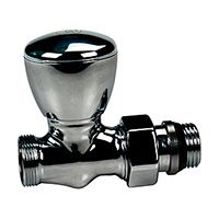 Клапан ручной прямой для полотенцесушителя 1/2"x16 GIACOMINI T25C (T27CX003)