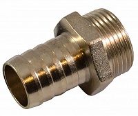 Штуцер под шланг с наружной резьбой 1"х25мм CTM 16 (Бар) -20°С до +120°С (CRSM0125)