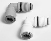 Переходник угловой трубка 3/8" - 3/8" нар. резьба Waterstry (2817-B)